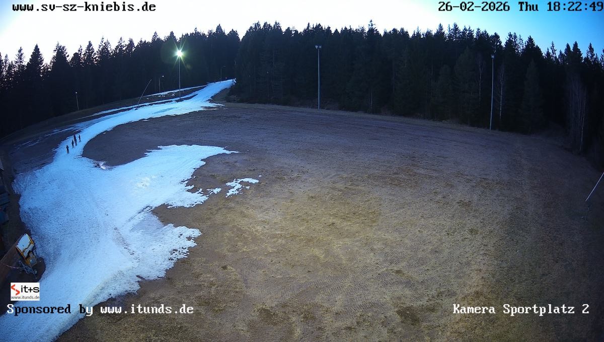 Archived image Webcam Baiersbronn: night cross-country ski trail