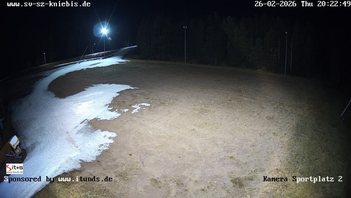 Archived image Webcam Baiersbronn: night cross-country ski trail