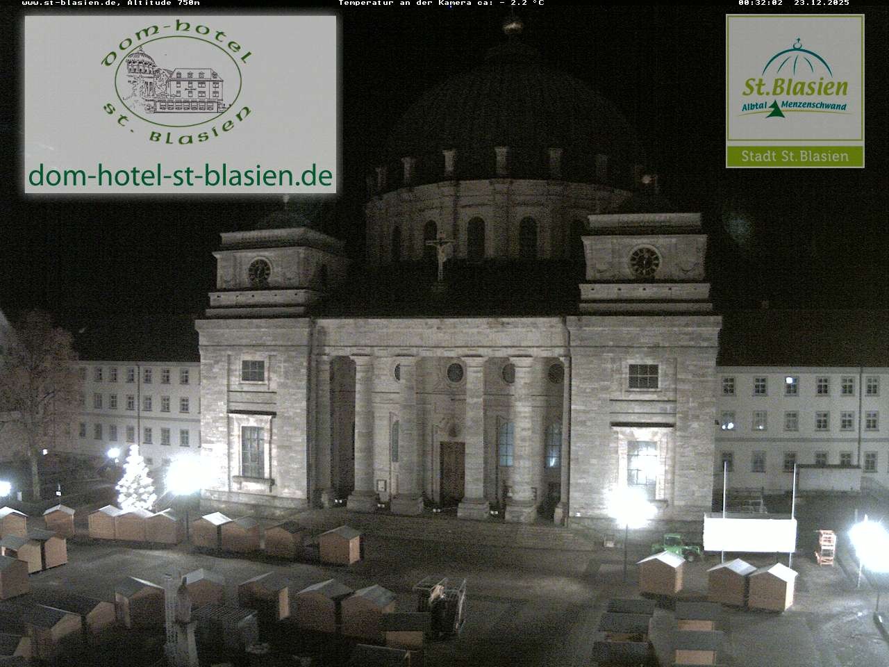 Archiv Foto Webcam St Blasien Menzenschwand Domplatz
