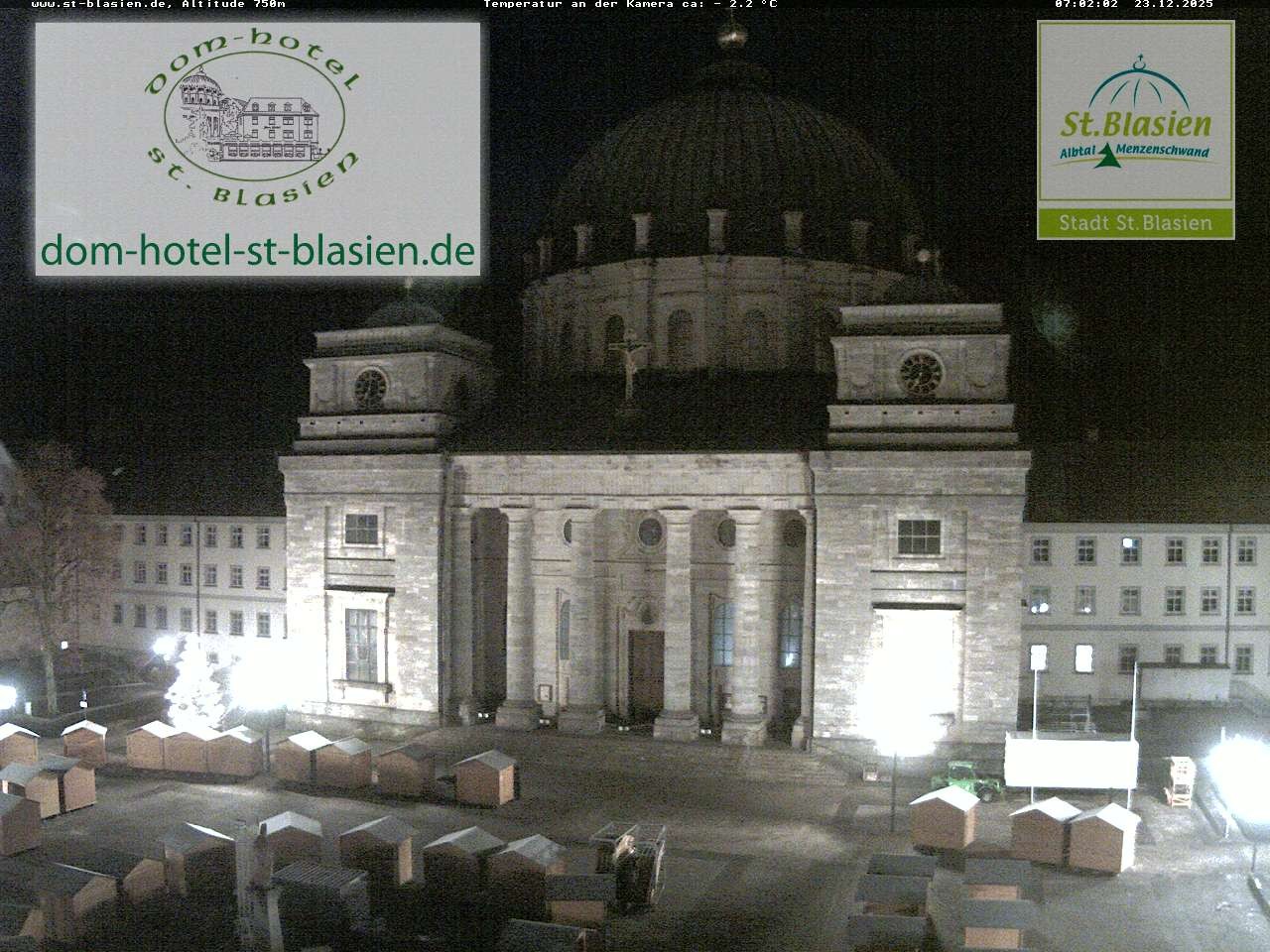 Archiv Foto Webcam St Blasien Menzenschwand Domplatz