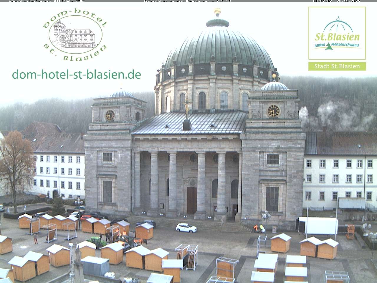 Archiv Foto Webcam St Blasien Menzenschwand Domplatz