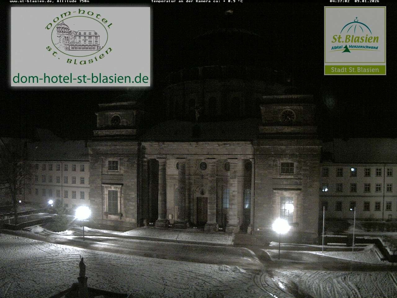 Archiv Foto Webcam St Blasien Menzenschwand Domplatz