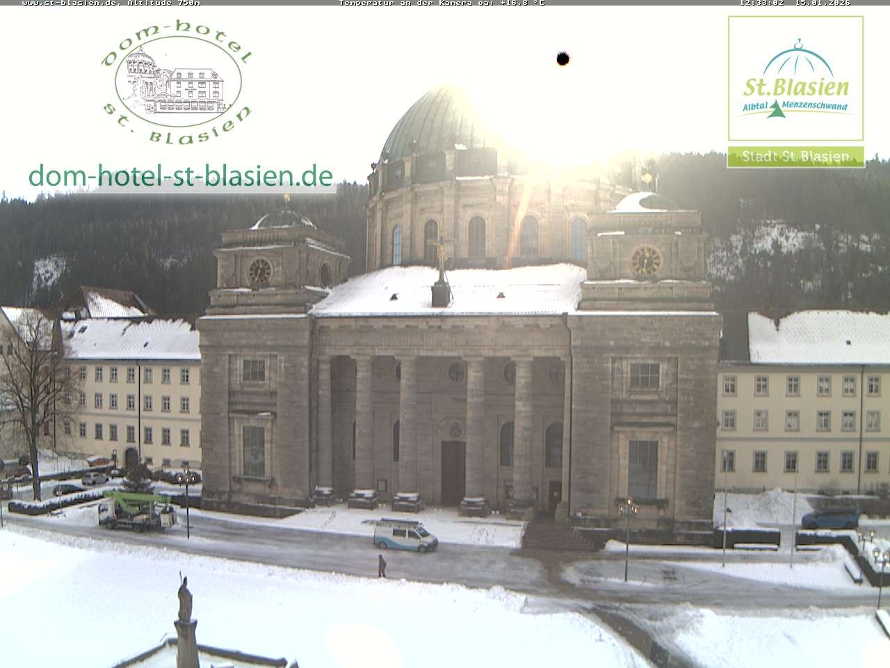 Archiv Foto Webcam St Blasien Menzenschwand Domplatz