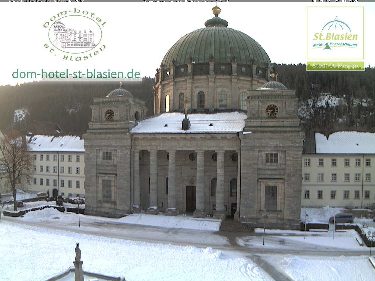Archiv Foto Webcam St Blasien Menzenschwand Domplatz