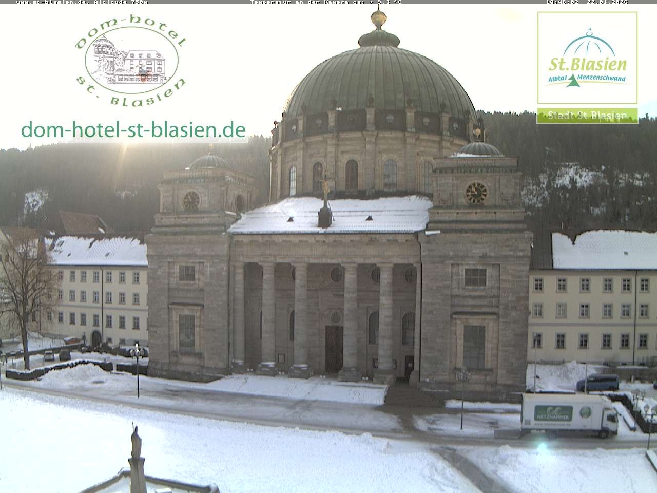 Archiv Foto Webcam St Blasien Menzenschwand Domplatz