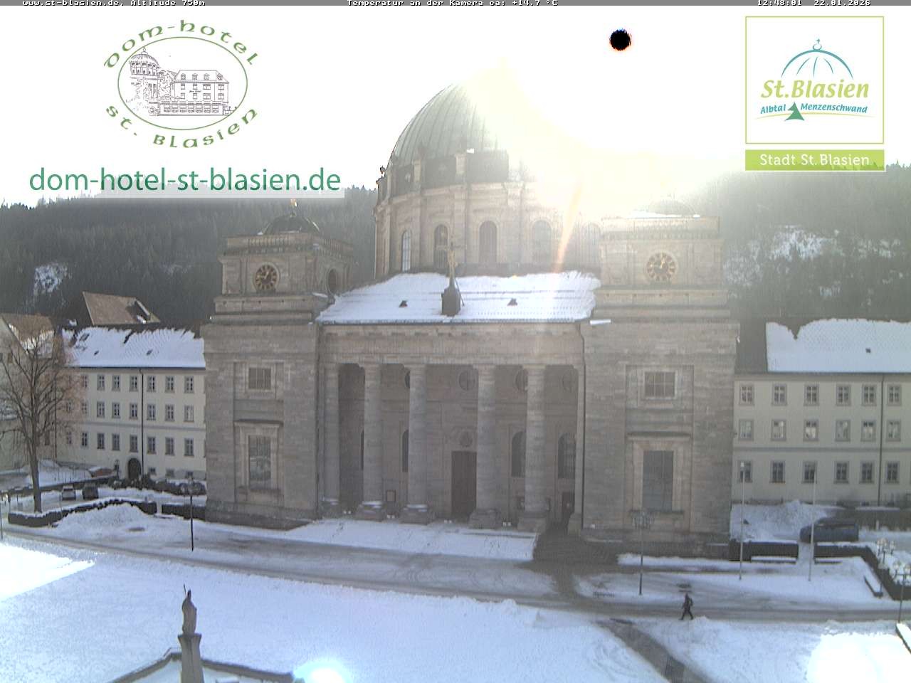 Archiv Foto Webcam St Blasien Menzenschwand Domplatz