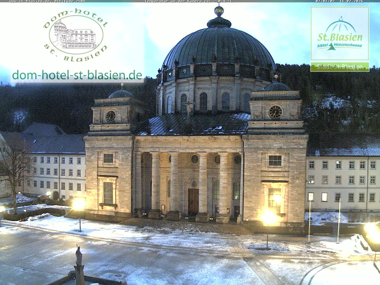 Archiv Foto Webcam St Blasien Menzenschwand Domplatz