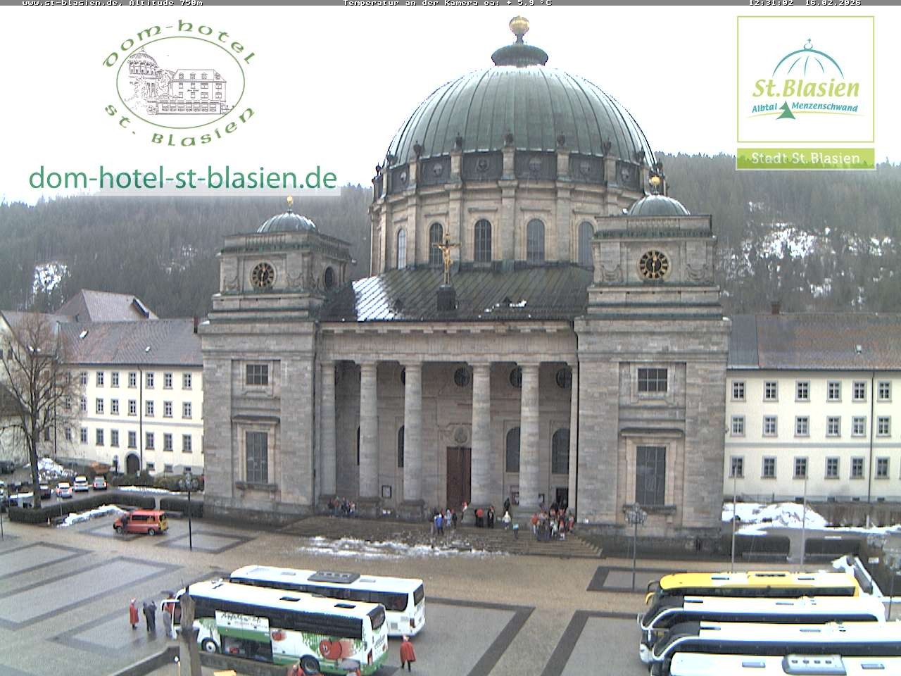 Archiv Foto Webcam St Blasien Menzenschwand Domplatz