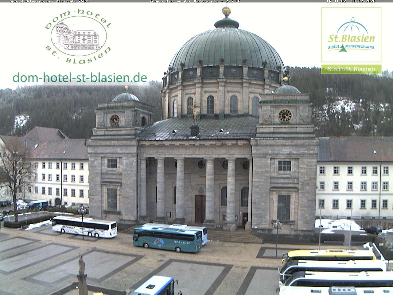 Archiv Foto Webcam St Blasien Menzenschwand Domplatz