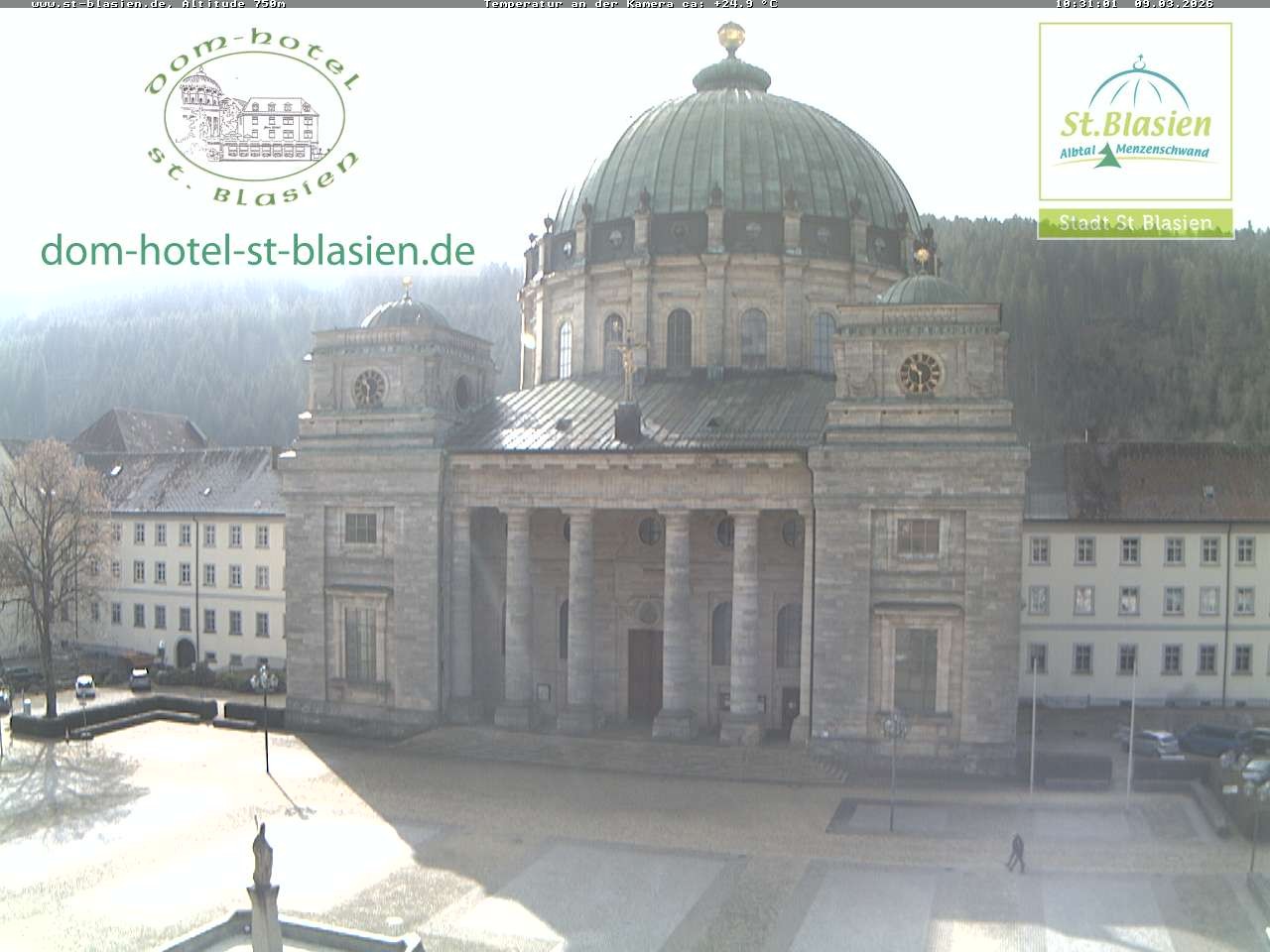 Archiv Foto Webcam St Blasien Menzenschwand Domplatz