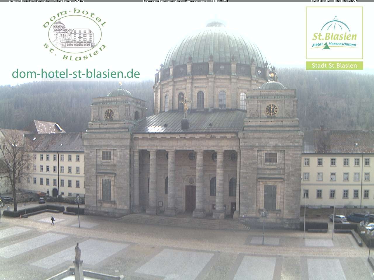 Archiv Foto Webcam St Blasien Menzenschwand Domplatz