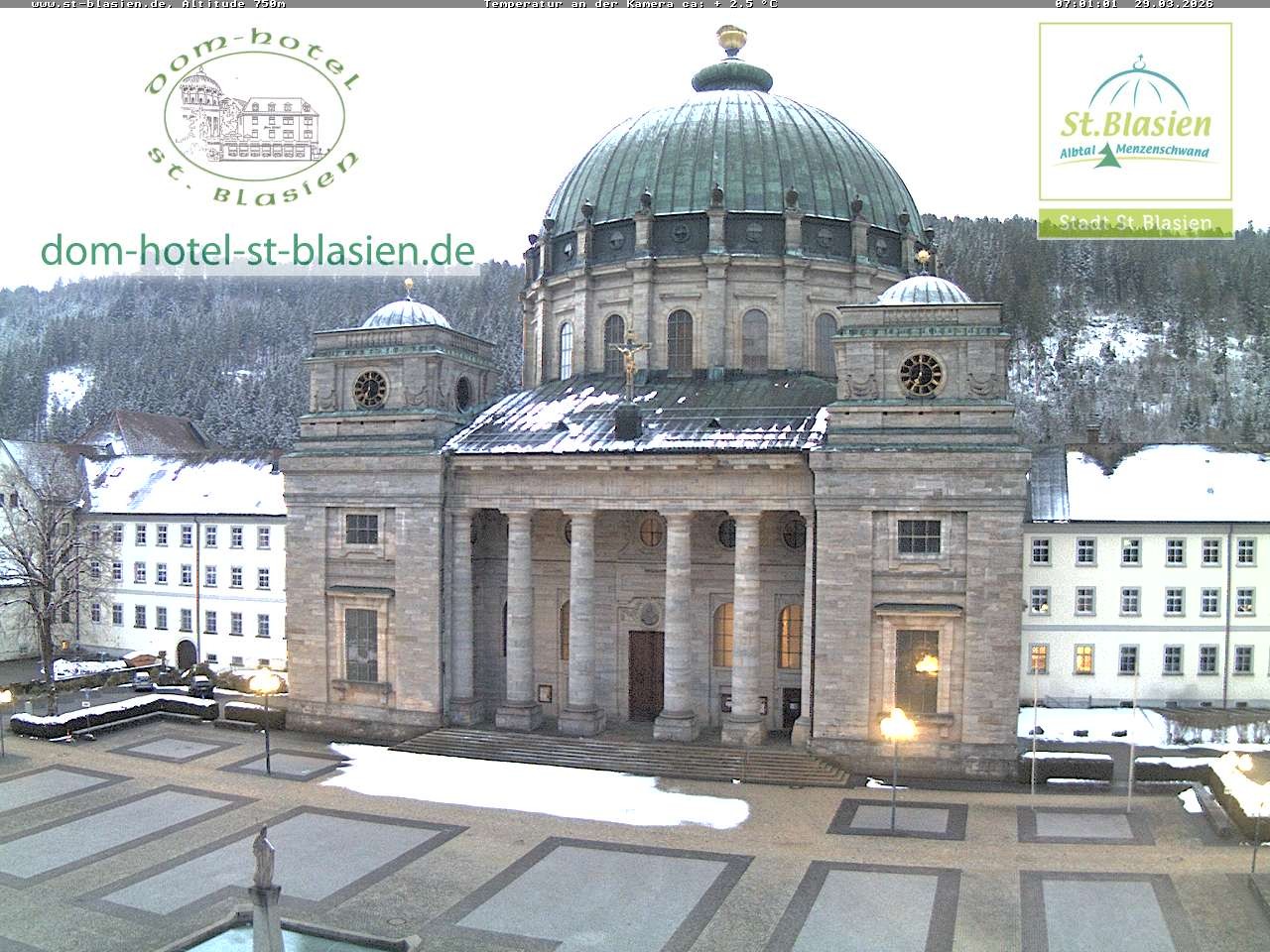 Archiv Foto Webcam St Blasien Menzenschwand Domplatz