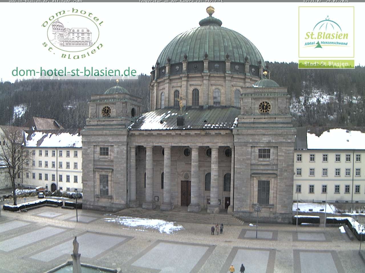 Archiv Foto Webcam St Blasien Menzenschwand Domplatz