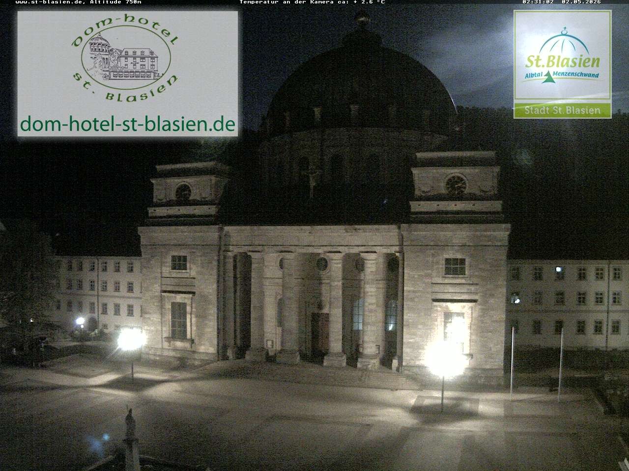 Archiv Foto Webcam St Blasien Menzenschwand Domplatz