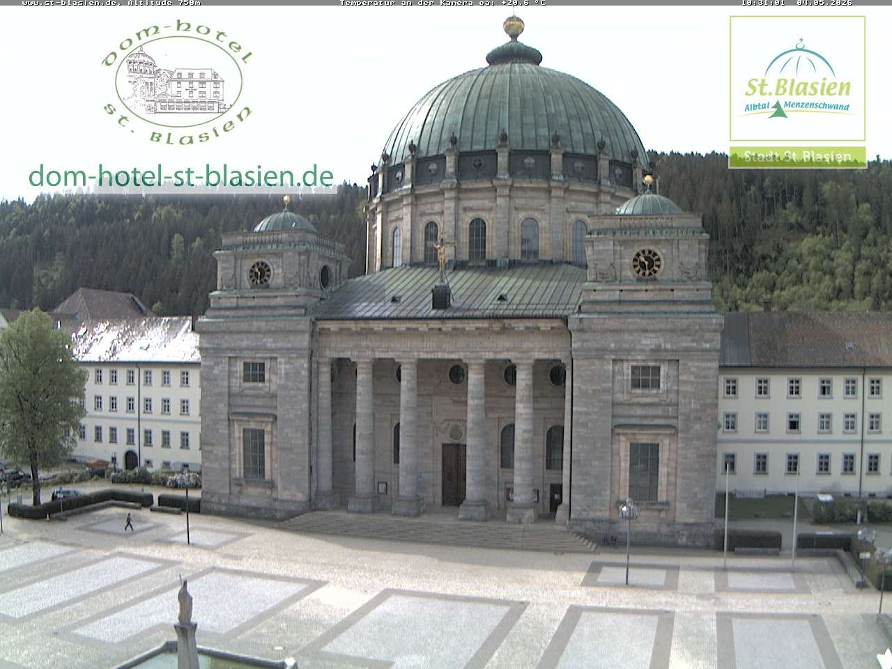 Archiv Foto Webcam St Blasien Menzenschwand Domplatz