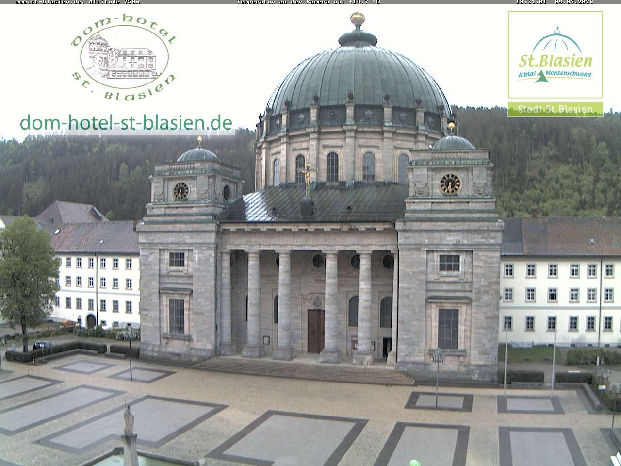 Archiv Foto Webcam St Blasien Menzenschwand Domplatz