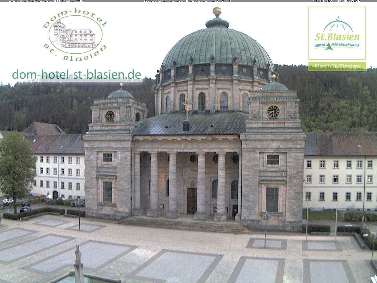 Archiv Foto Webcam St Blasien Menzenschwand Domplatz