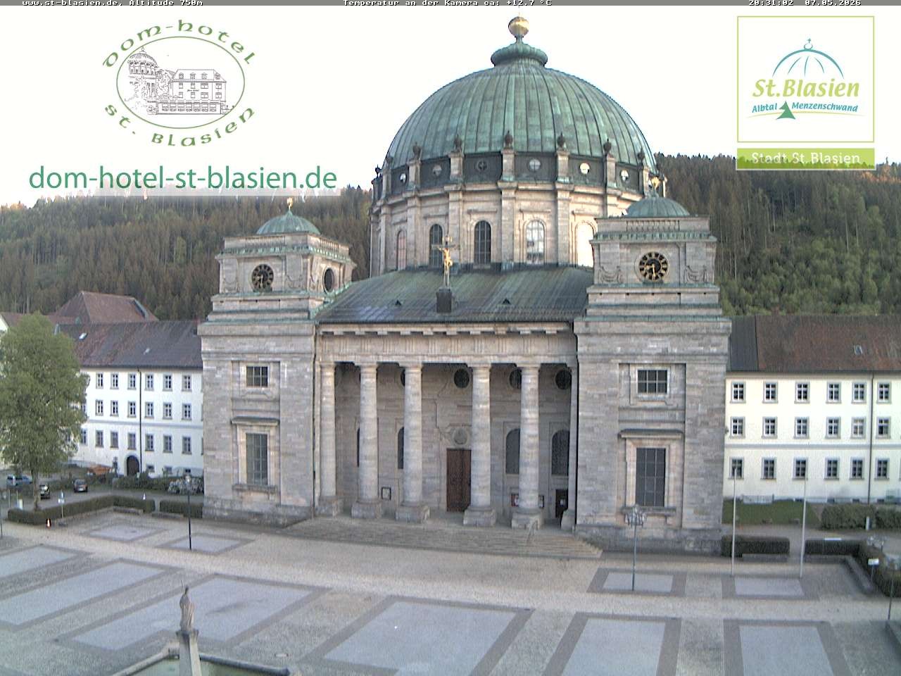 Archiv Foto Webcam St Blasien Menzenschwand Domplatz