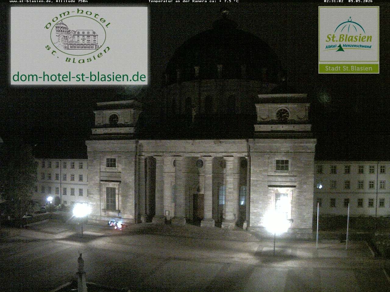 Archiv Foto Webcam St Blasien Menzenschwand Domplatz