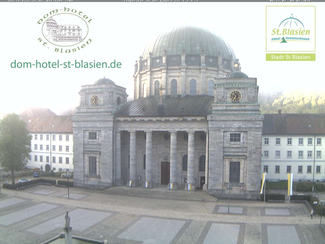 Archiv Foto Webcam St Blasien Menzenschwand Domplatz
