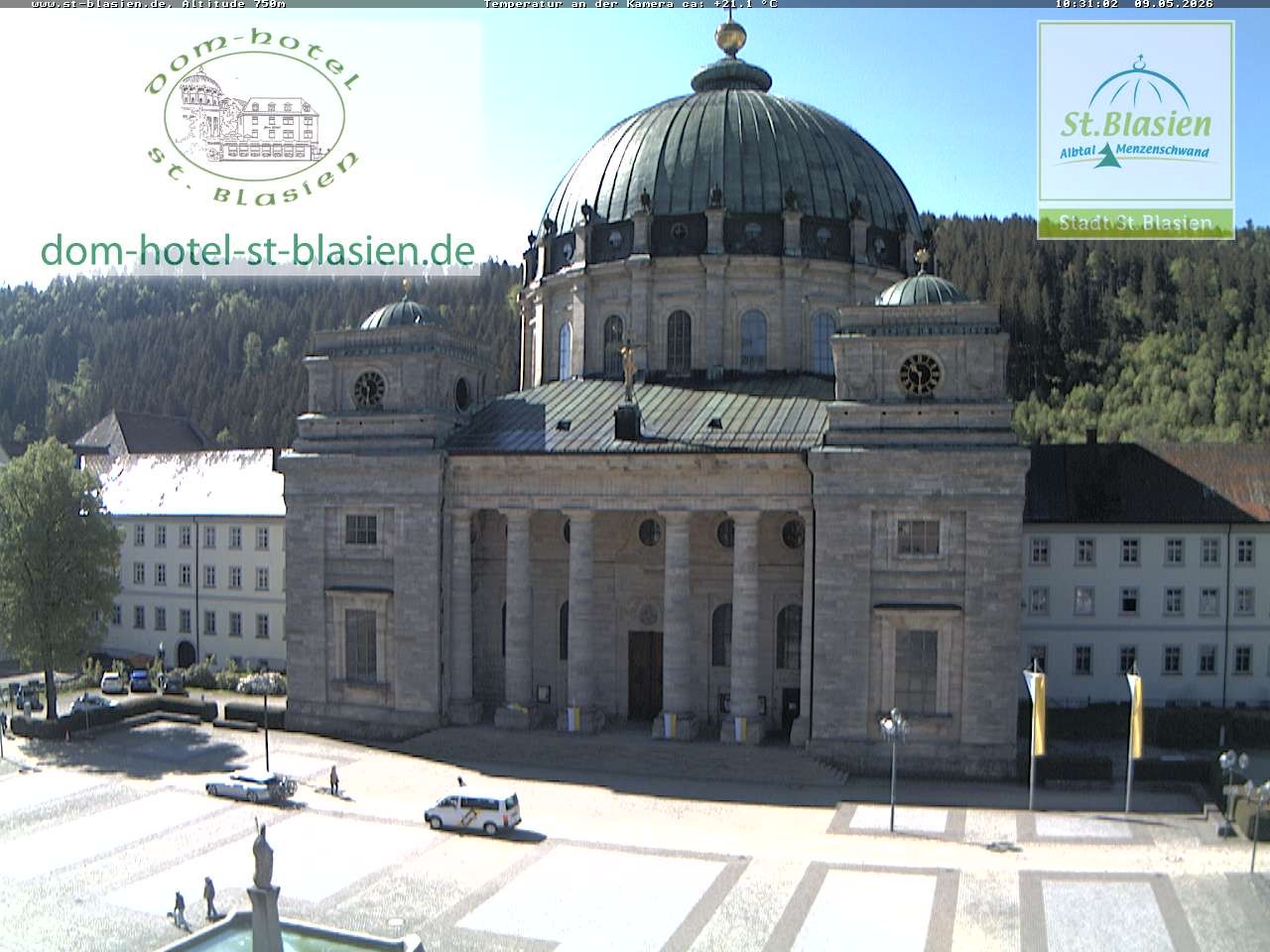 Archiv Foto Webcam St Blasien Menzenschwand Domplatz