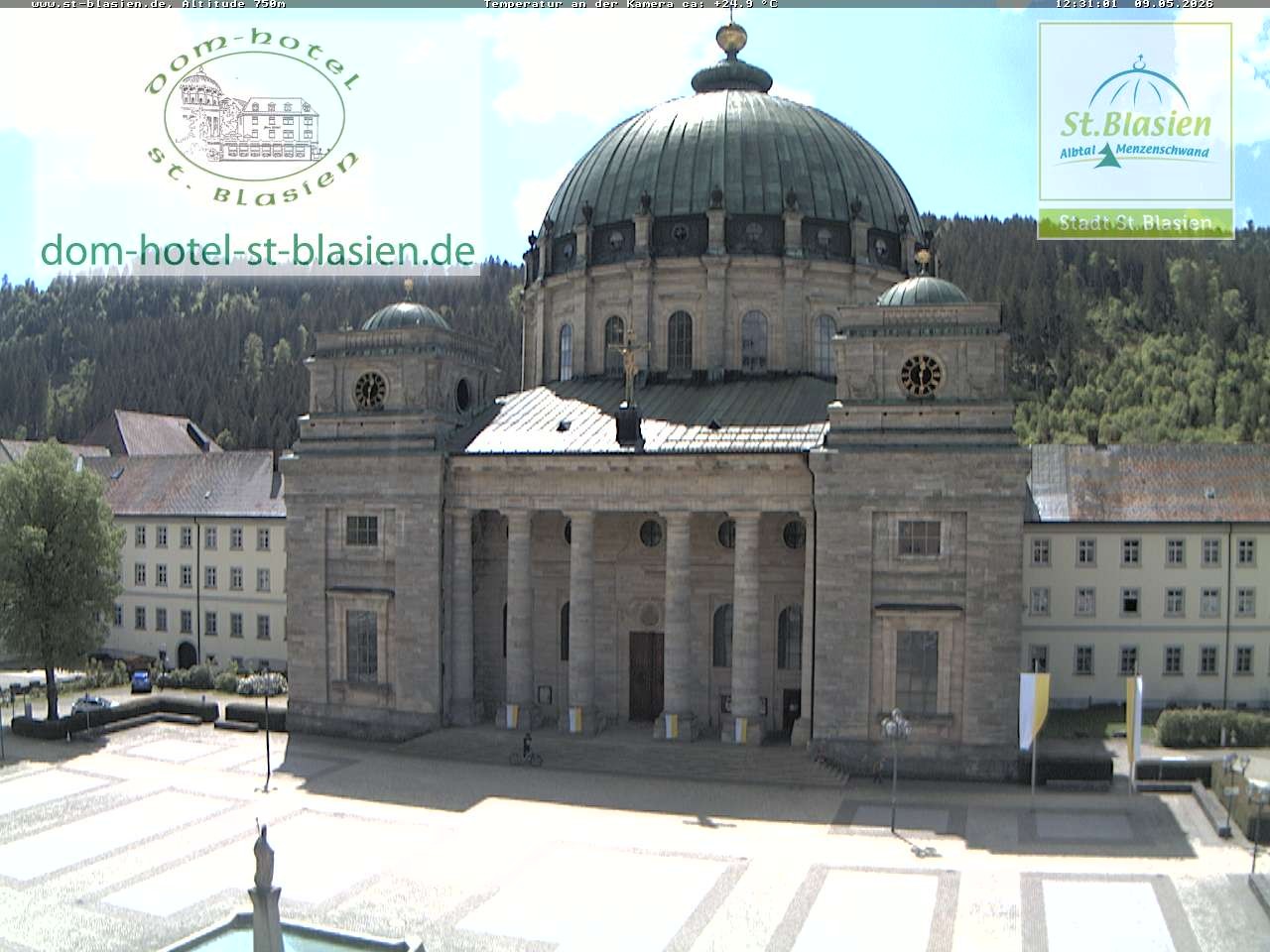 Archiv Foto Webcam St Blasien Menzenschwand Domplatz