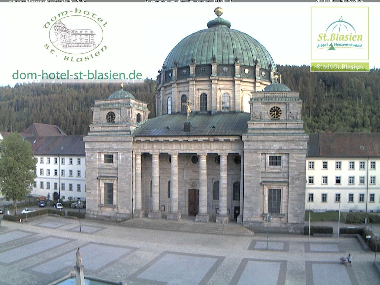 Archiv Foto Webcam St Blasien Menzenschwand Domplatz