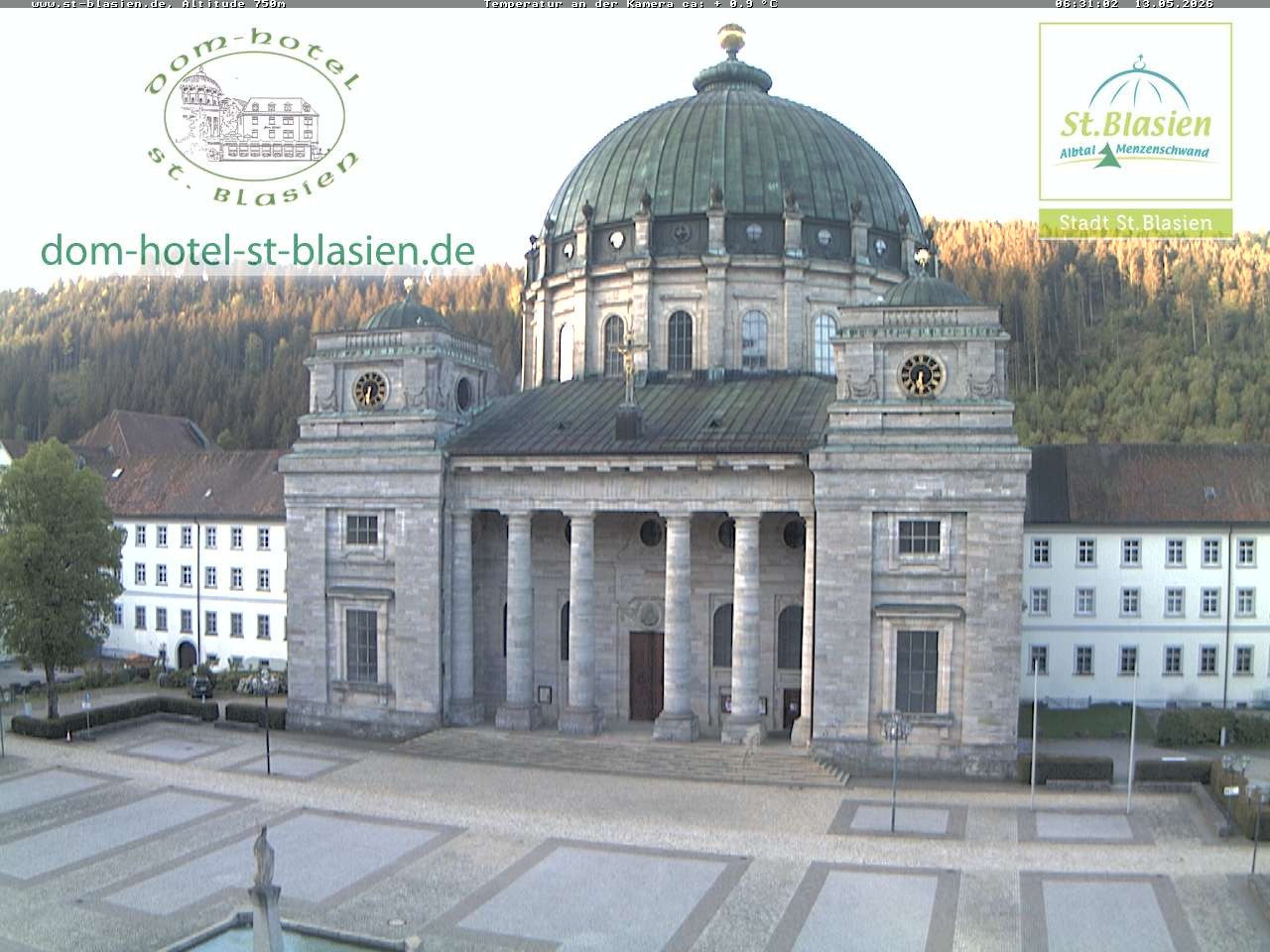 Archiv Foto Webcam St Blasien Menzenschwand Domplatz