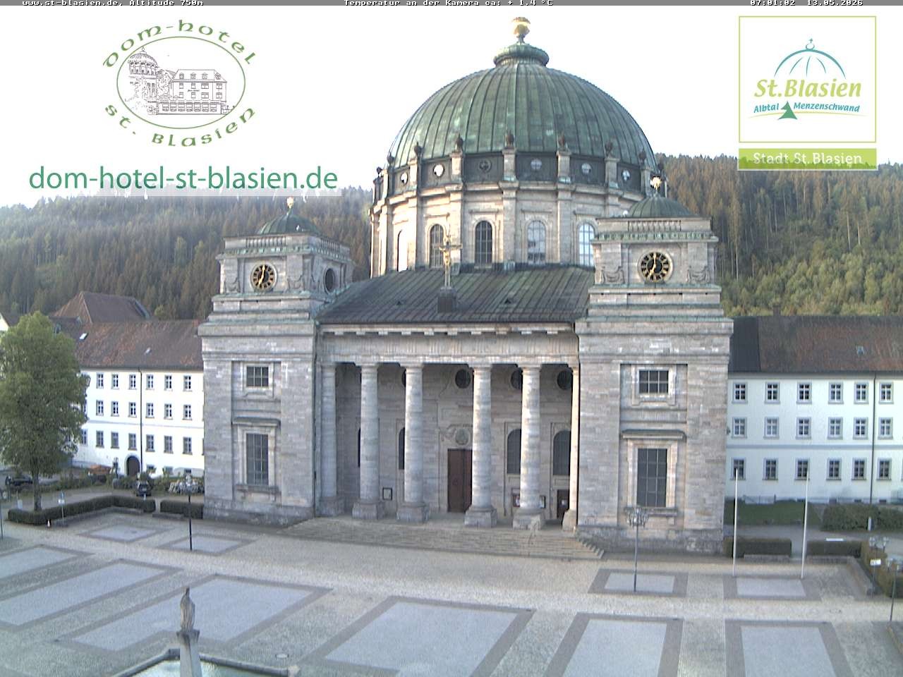 Archiv Foto Webcam St Blasien Menzenschwand Domplatz