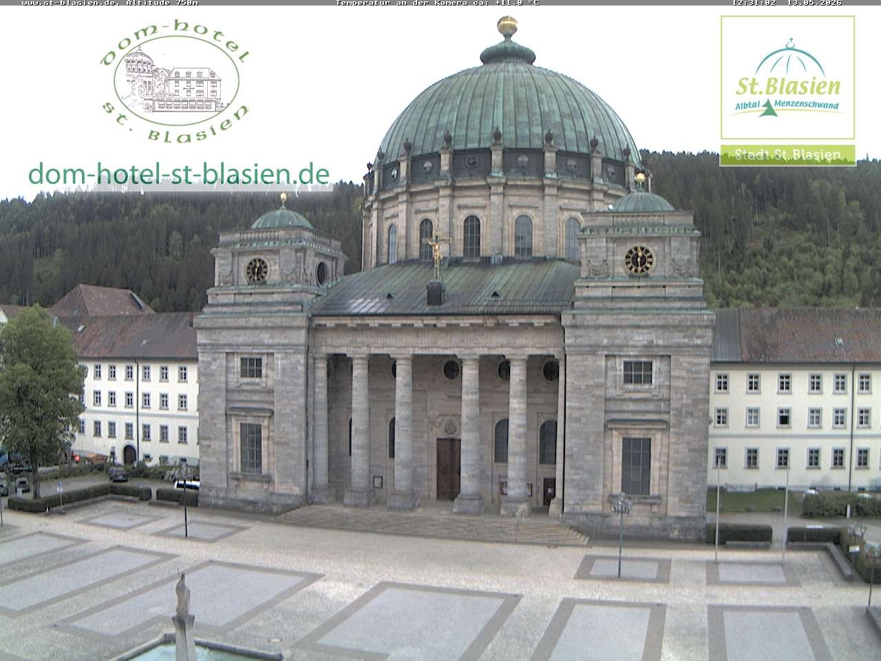 Archiv Foto Webcam St Blasien Menzenschwand Domplatz