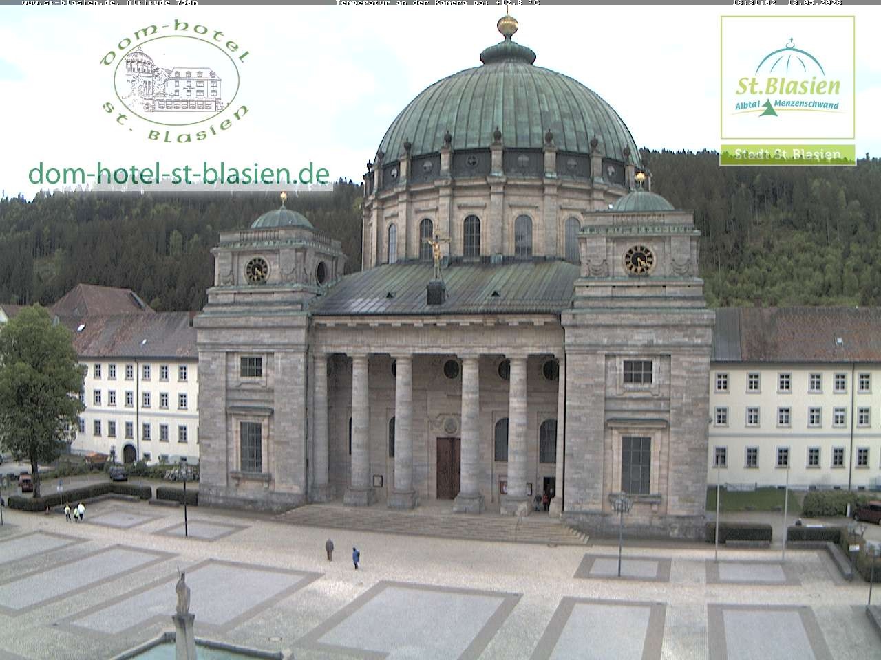 Archiv Foto Webcam St Blasien Menzenschwand Domplatz