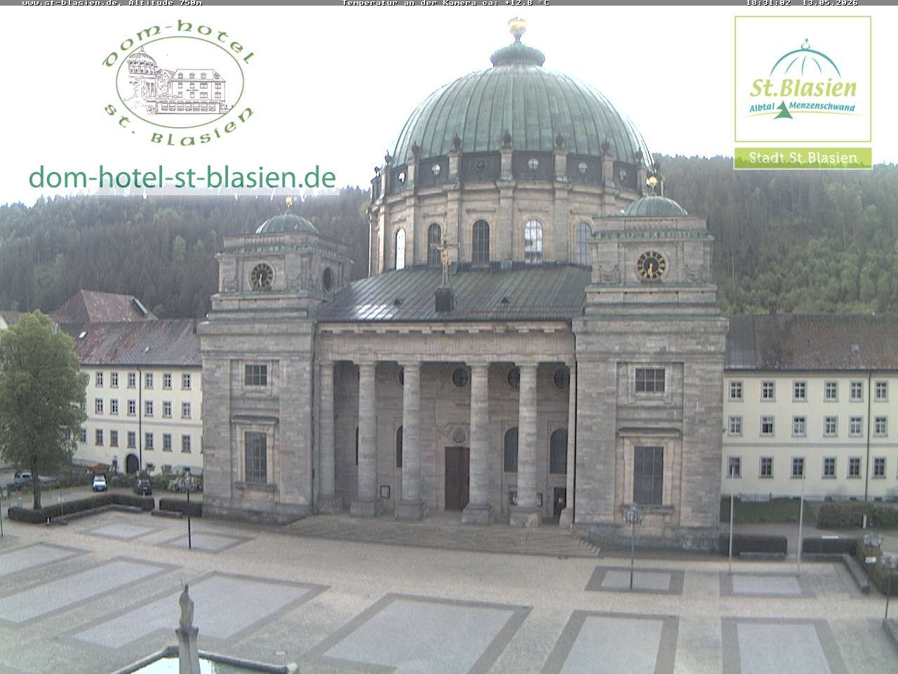 Archiv Foto Webcam St Blasien Menzenschwand Domplatz