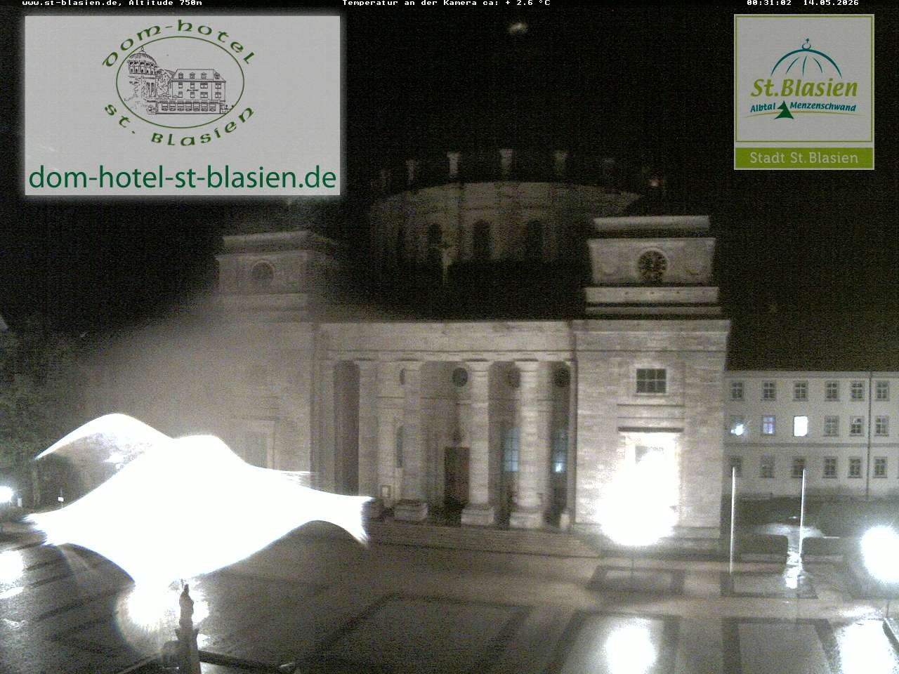 Archiv Foto Webcam St Blasien Menzenschwand Domplatz