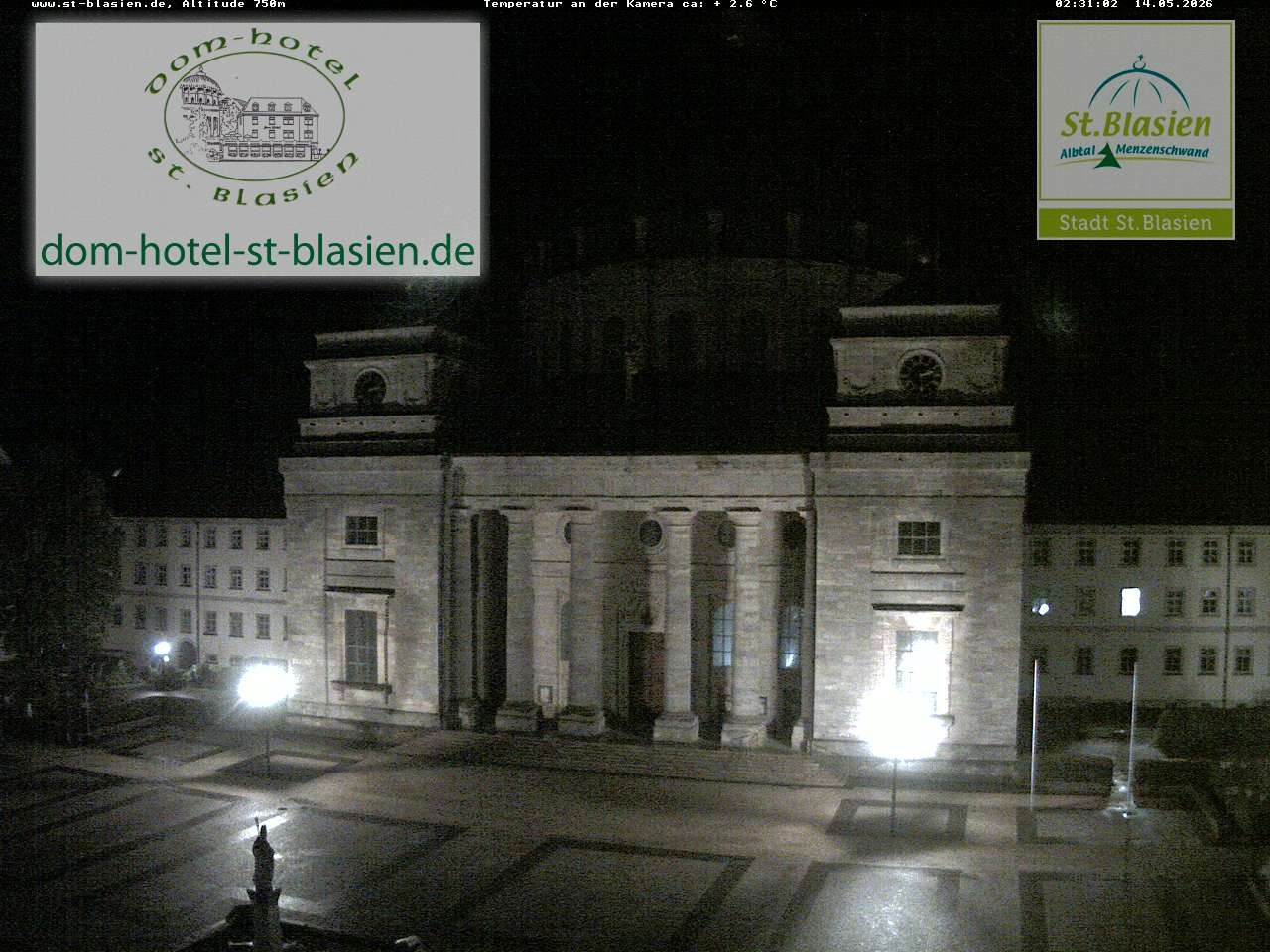 Archiv Foto Webcam St Blasien Menzenschwand Domplatz