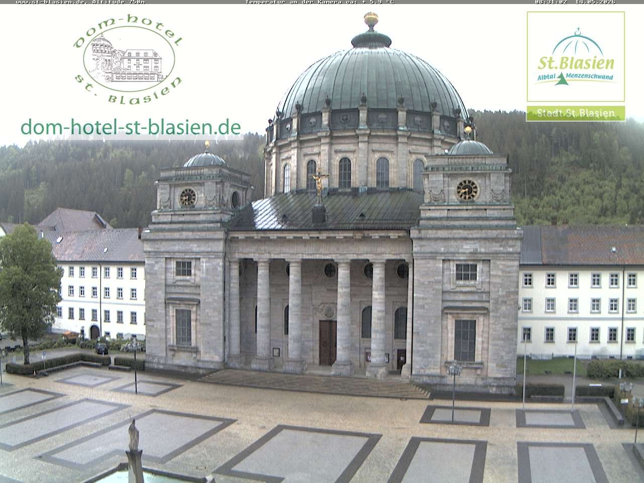 Archiv Foto Webcam St Blasien Menzenschwand Domplatz
