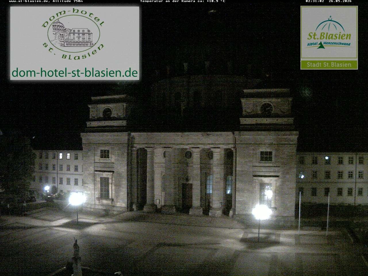 Archiv Foto Webcam St Blasien Menzenschwand Domplatz