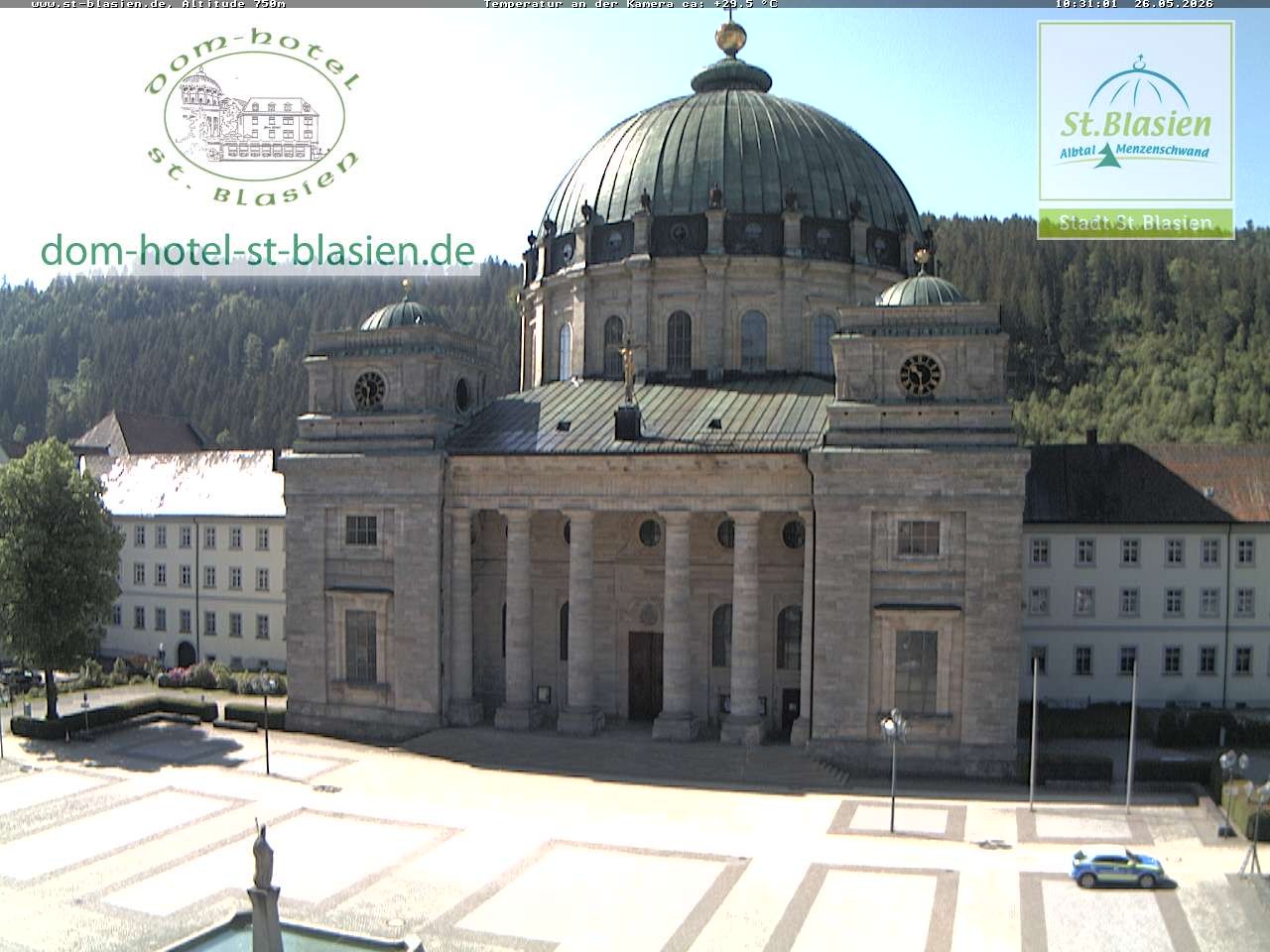 Archiv Foto Webcam St Blasien Menzenschwand Domplatz