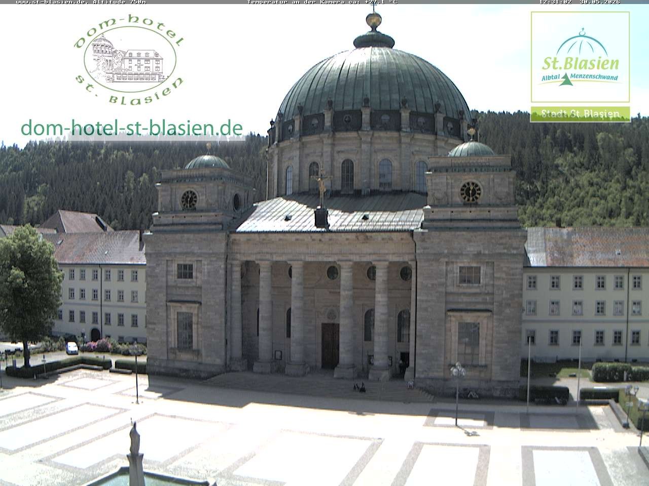 Archiv Foto Webcam St Blasien Menzenschwand Domplatz