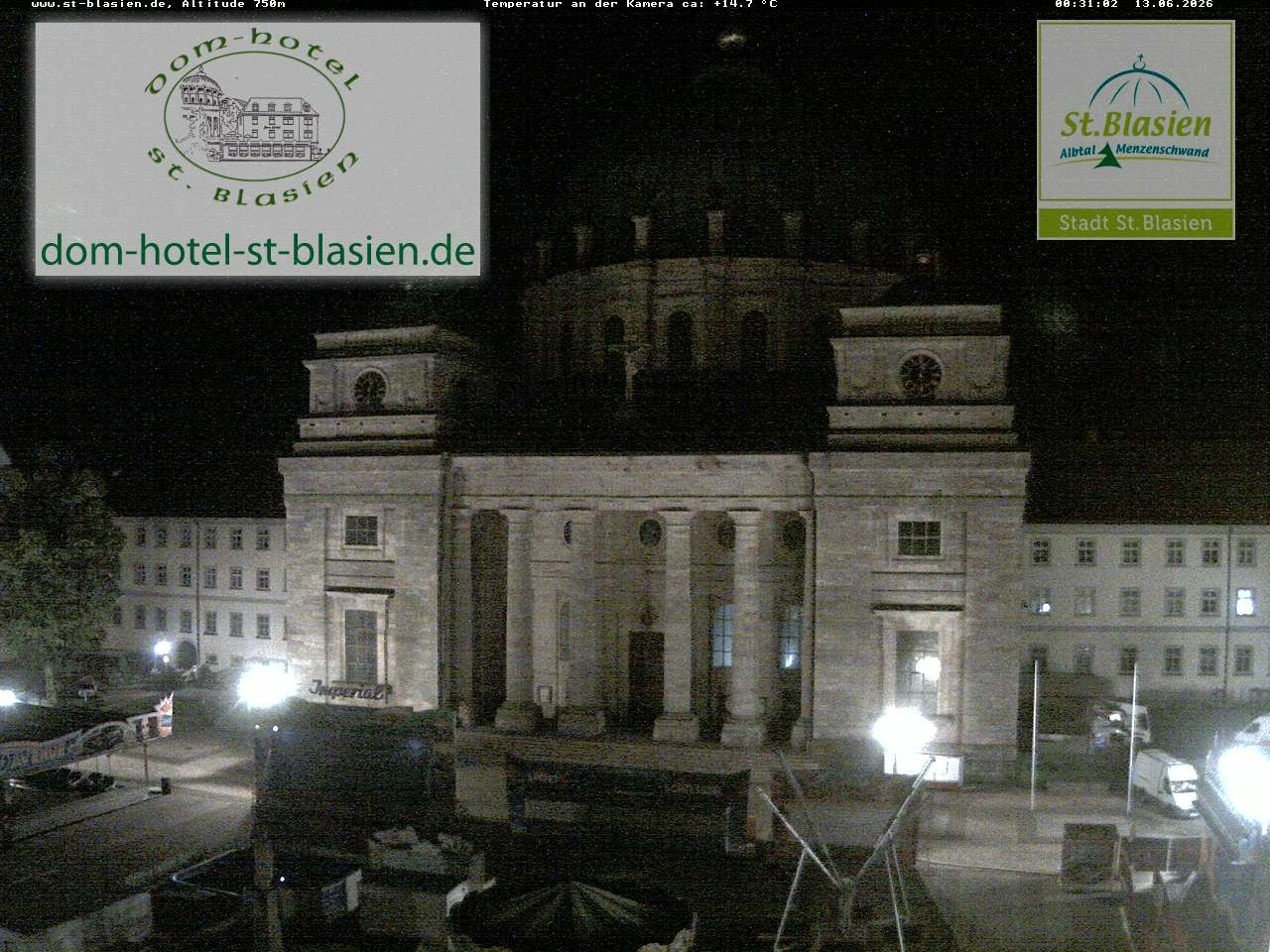 Archiv Foto Webcam St Blasien Menzenschwand Domplatz