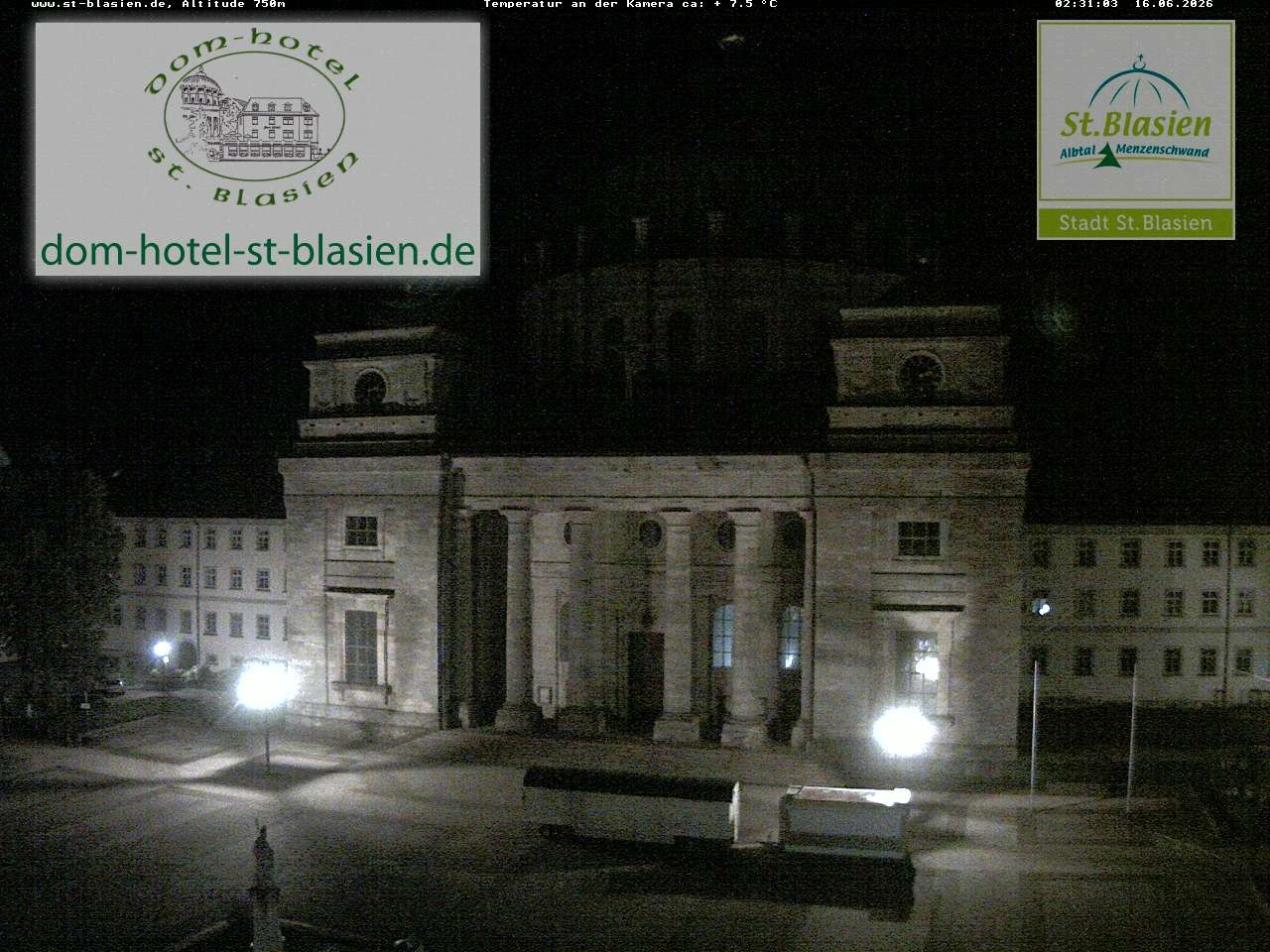 Archiv Foto Webcam St Blasien Menzenschwand Domplatz