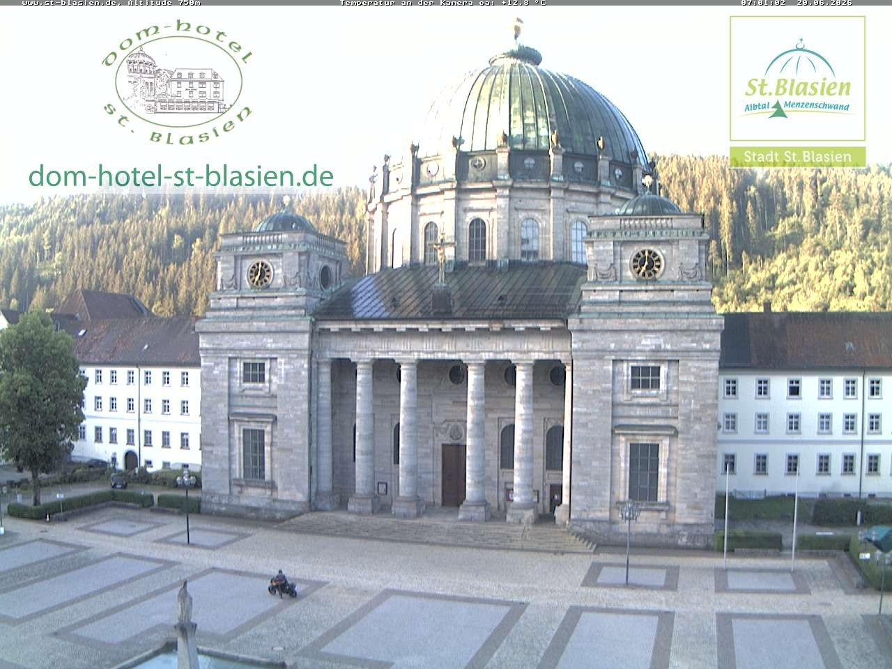 Archiv Foto Webcam St Blasien Menzenschwand Domplatz
