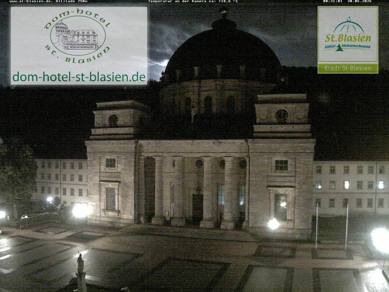 Archiv Foto Webcam St Blasien Menzenschwand Domplatz