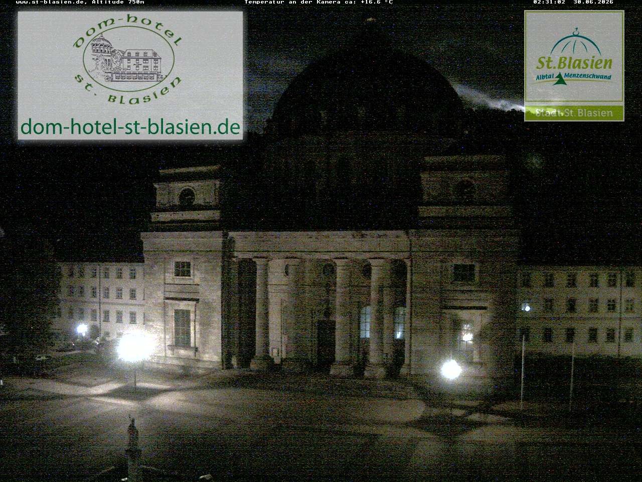 Archiv Foto Webcam St Blasien Menzenschwand Domplatz