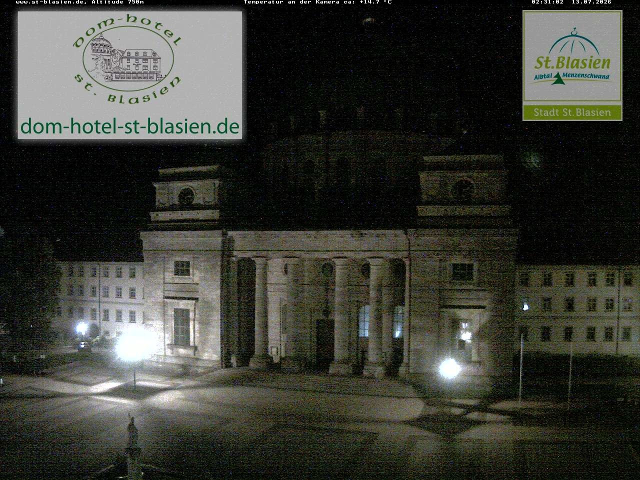 Archiv Foto Webcam St Blasien Menzenschwand Domplatz