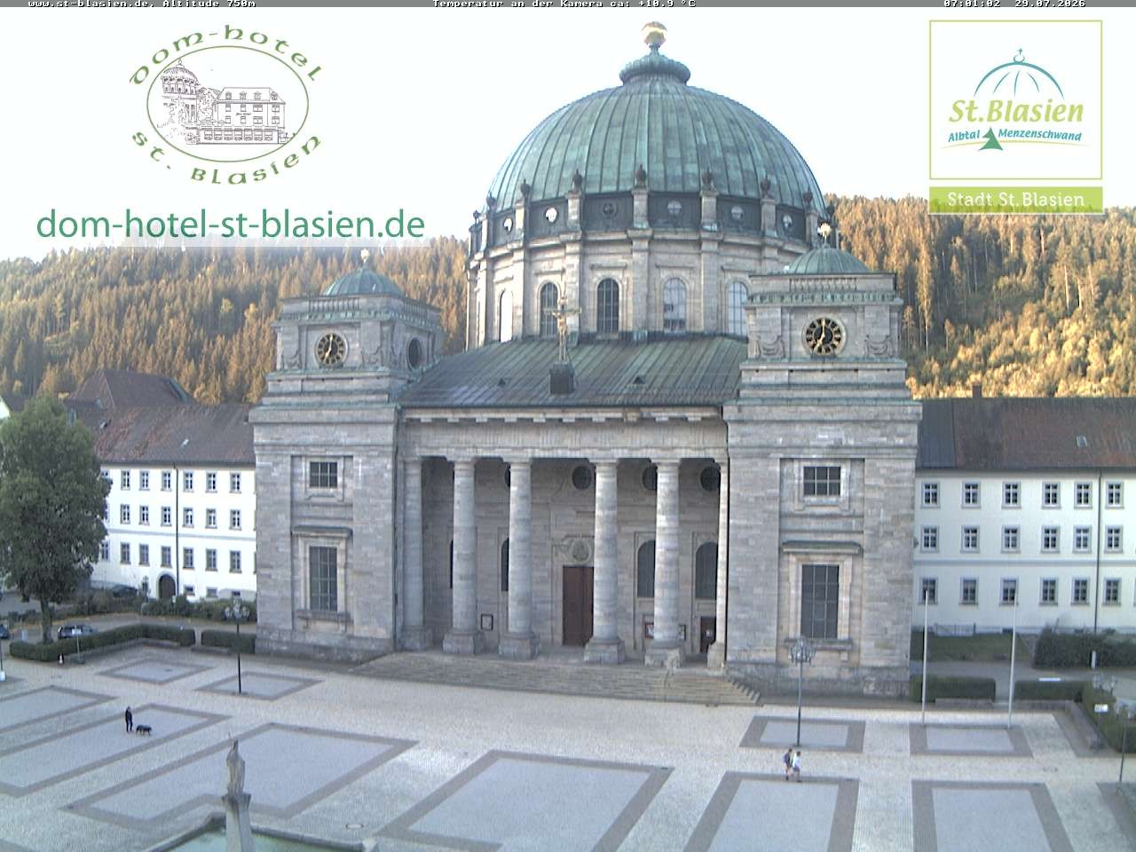 Archiv Foto Webcam St Blasien Menzenschwand Domplatz