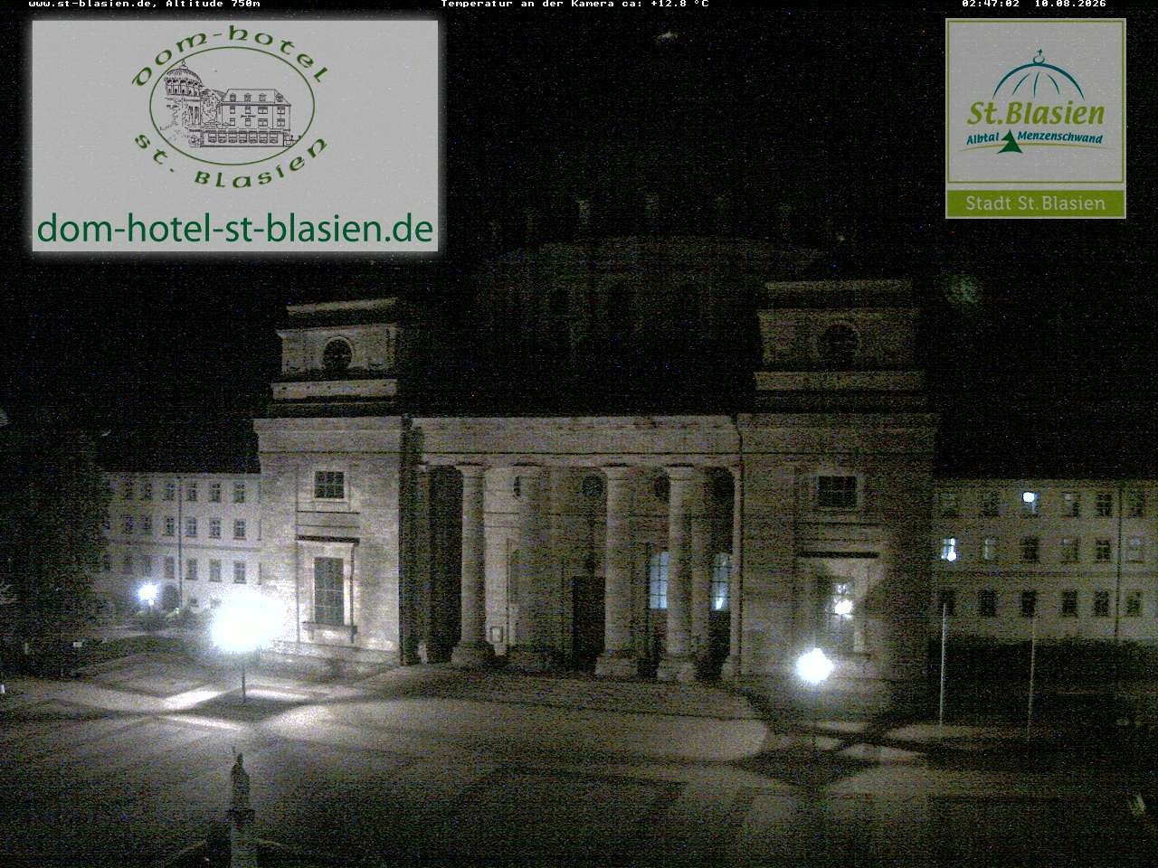 Archiv Foto Webcam St Blasien Menzenschwand Domplatz