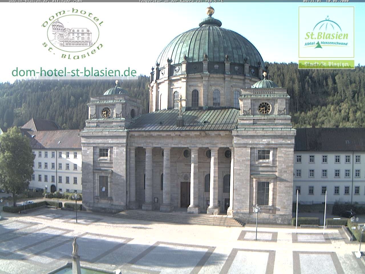 Archiv Foto Webcam St Blasien Menzenschwand Domplatz