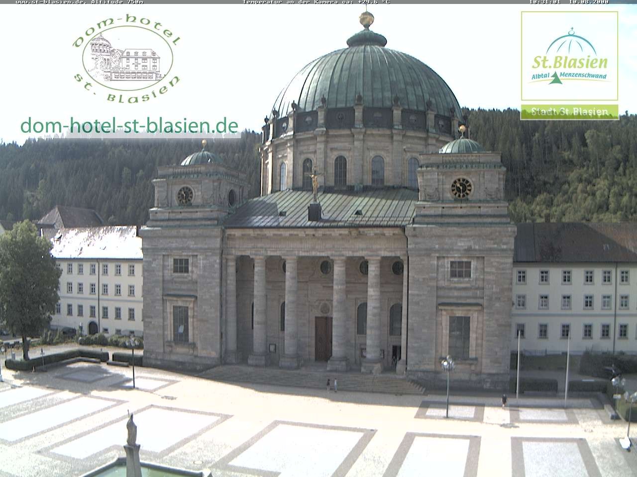 Archiv Foto Webcam St Blasien Menzenschwand Domplatz