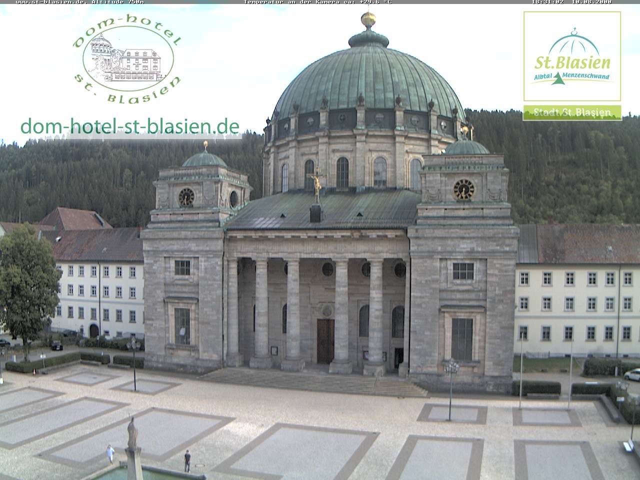 Archiv Foto Webcam St Blasien Menzenschwand Domplatz