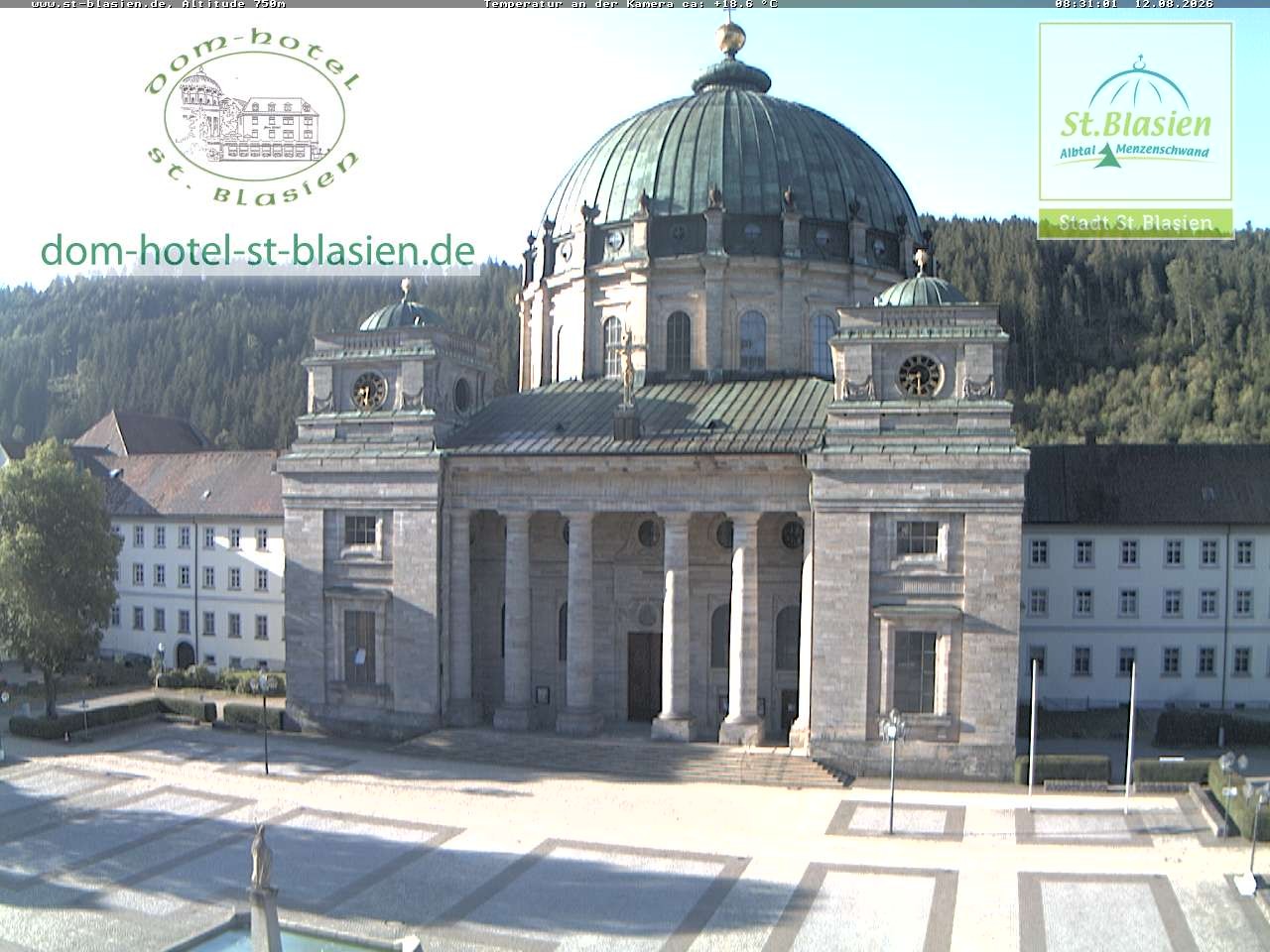 Archiv Foto Webcam St Blasien Menzenschwand Domplatz